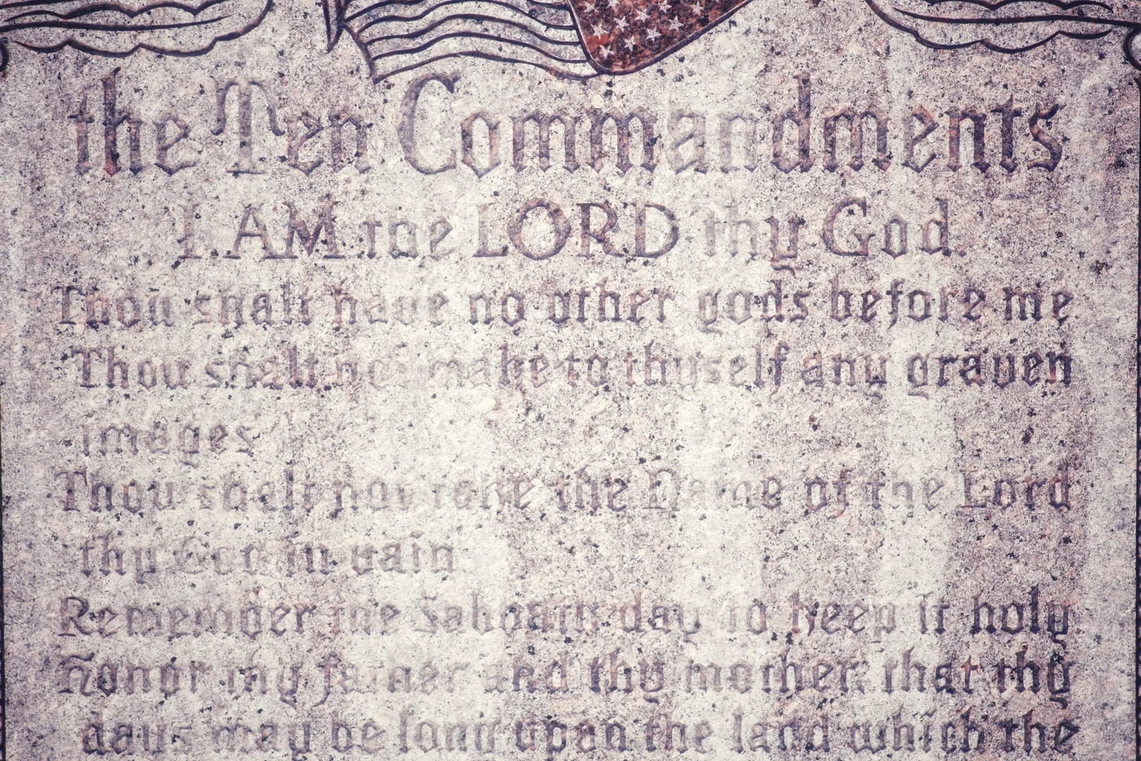 The Ten Commandments in America